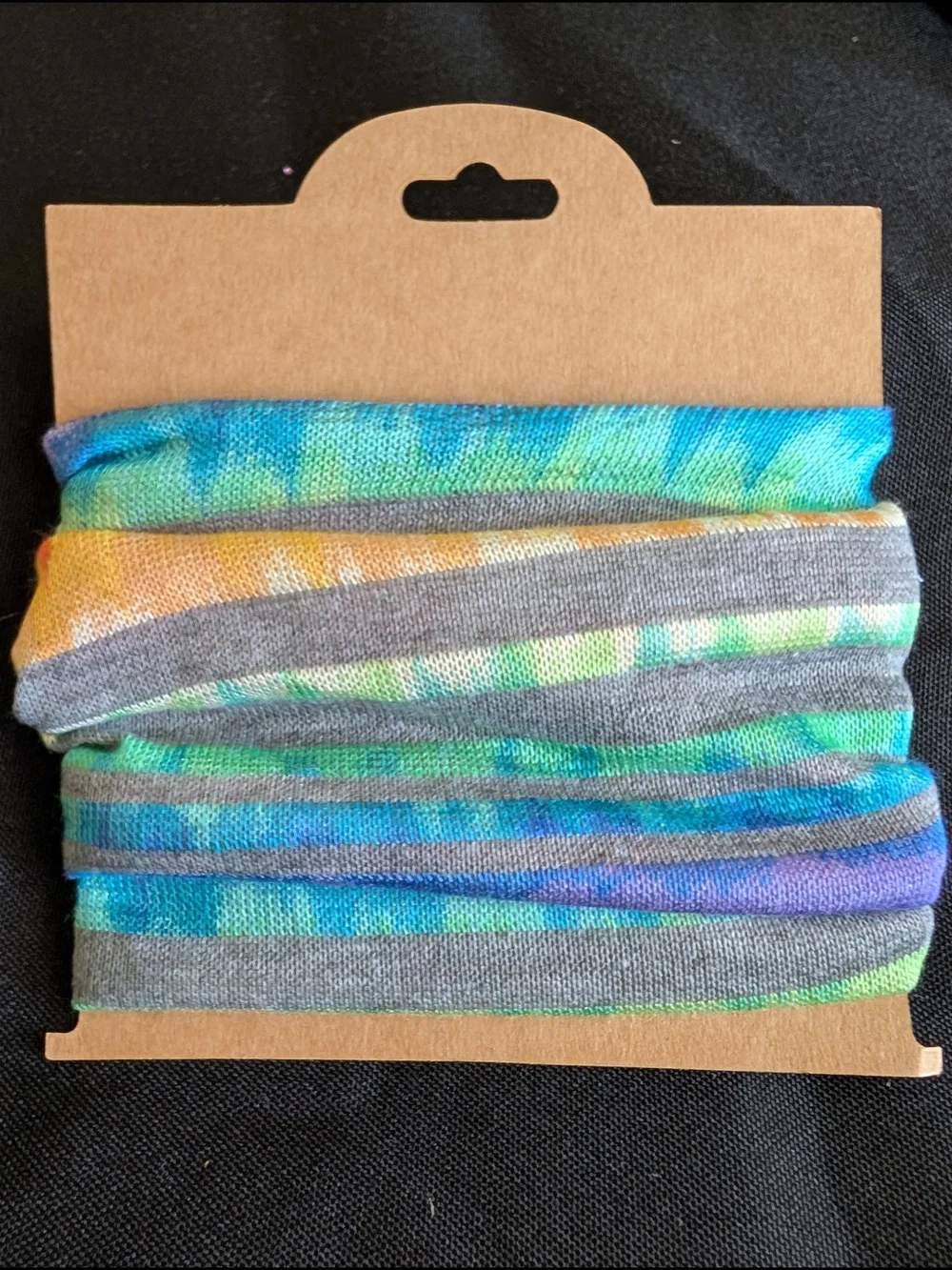 Hand Crafted Rainbow Tie-Dye Bohemian Headband
